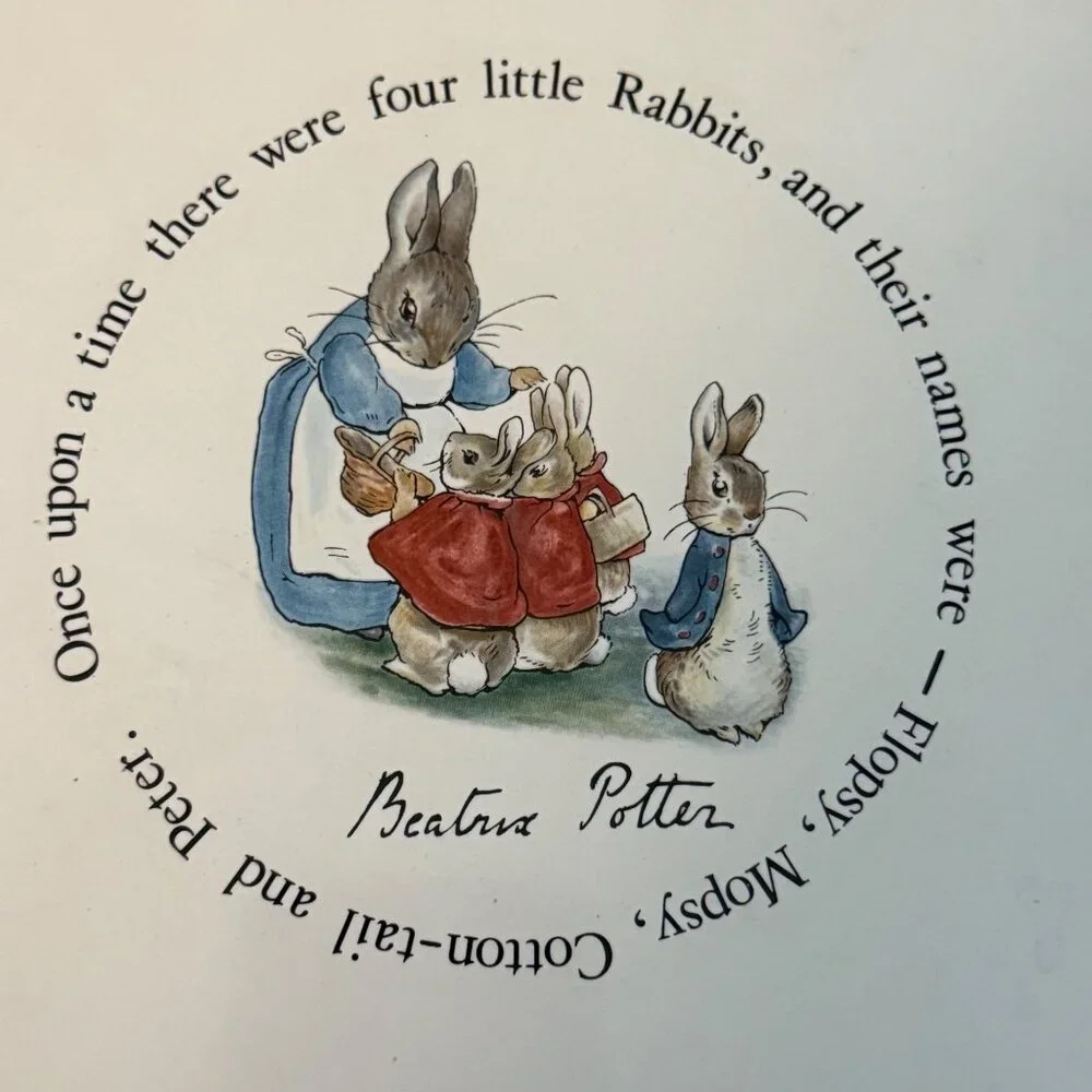 Peter Rabbit Trivet by Wedgwood of Etruria & Barlaston Made in England